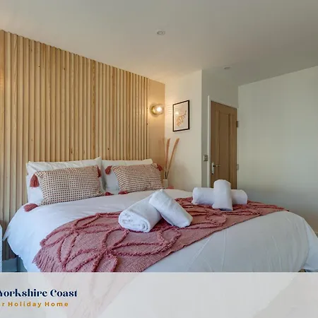 Bright North Bay Cricket Ground Views Scarborough