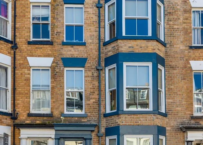 Bright North Bay Cricket Ground Views Scarborough