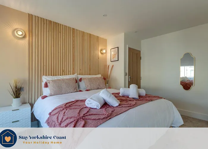 Bright North Bay Cricket Ground Views Scarborough